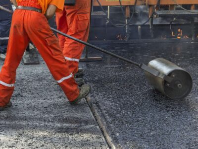 Modern tarmac driveway Fakesville