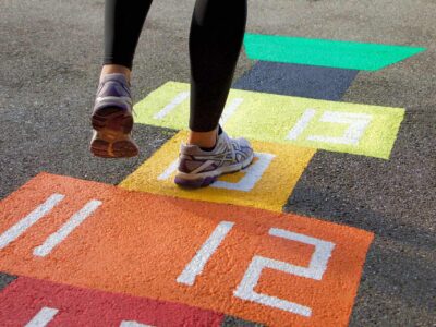 School playground markings Fakesville